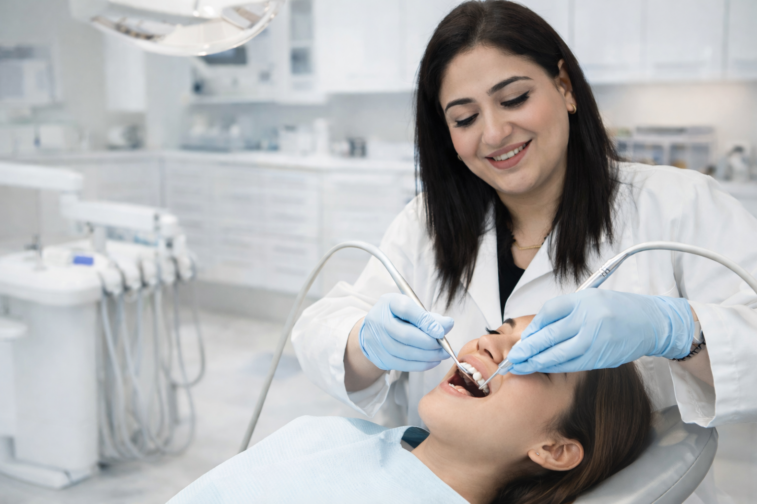 Routine check-up and cleaning